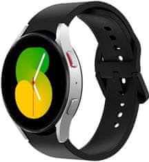 4wrist Szilikon szíj Samsung Galaxy Watch 6/5/4-hoz - Black