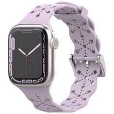 4wrist Szilikon szíj Apple Watch-hoz 38/40/41 mm - Lavender