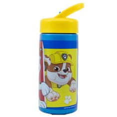 Stor Műanyag palack kihúzható szívószállal PAW PATROL, 410ml, 74631