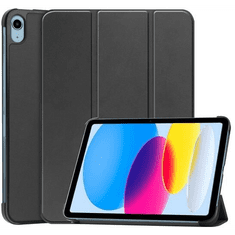 gigapack Apple iPad 10.9 bőr hatású tablet tok fekete (GP-132719) (GP-132719)