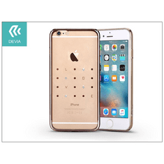 Devia Crystal Love Apple iPhone 6 Plus/6S Plus hátlap pezsgőarany (ST976187) (ST976187)