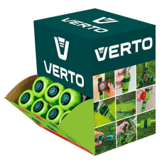 Verto 15G732-30 30db tömlő gyorscsatlakozó kétkomponensű 3/4", kínálódobozban (Verto15G732-30)