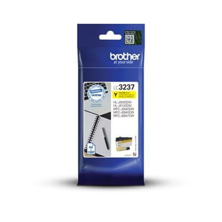 BROTHER LC-3237Y (sárga tinta,1500 ppm @ 5% huzat)