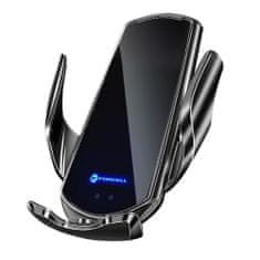 TKG Telefontartó: Forcell HS1 - Univerzális, fekete szellőzőrácsra / szélvédőre rögzíthető automata telefontartó