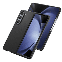 Spigen Samsung Galaxy Z Fold5 SM-F946B, Műanyag hátlap védőtok, Airskin, ultravékony, fekete (138822)