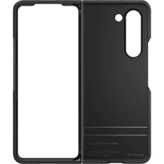 Spigen Samsung Galaxy Z Fold5 SM-F946B, Szilikon tok + műanyag keret, közepesen ütésálló, 3D hatszög minta, Caseology Parallax, fekete (138823)