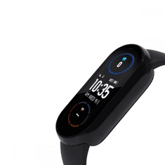 Haffner Xiaomi Mi Smart Band 7 védőtok beépített edzett üveggel - DEFENSE 360 - fekete (ECO csomagolás) (FN0403)