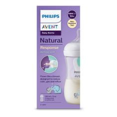 Avent Natural Response palack Air Free szeleppel 260 ml +1m elefánt