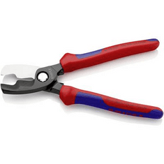 Knipex Kábelolló kettős vágóéllel 200 mm, vágóérték: O 20 mm, 95 12 200 (95 12 200)