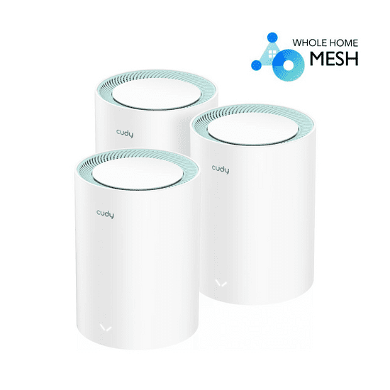 Cudy AC1200 Whole Home Mesh WiFi rendszer (3db/csomag) (M1300 3-pack) (M1300 3-pack)