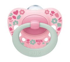 Nuk Signature Soother 6-18m doboz világos rózsaszínű