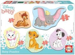 EDUCA Puzzle baba Disney állatok 2 5in1 (3-5 darab)