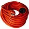 hosszabbító kábel 230V, 40m, narancssárga, dugaszoló aljzat