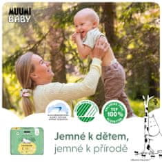 MUUMI BABY 1 Newborn 2-5 kg (75 db), havi csomag öko pelenkák