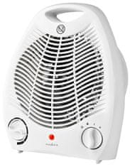 Nedis meleglevegő ventilátor/ termosztát/ fogyasztás 2000 W/ 2 fűtési mód/ átfordulási védelem/ fehér színű