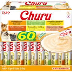 Inaba Churu macska snack csirke mix multipack 60x 14g