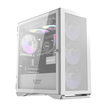 darkFlash DLM200 táp nélküli ablakos M-ATX ház fehér (DLM200 White)