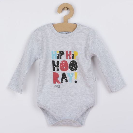 KOALA Hip-Hip bébi bodysuit szürke - 74 (6-9m)