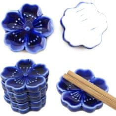 Northix Virág alakú choppin támasz - kék - 2 db 