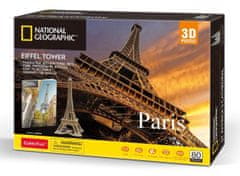 CubicFun 3D puzzle National Geographic: Eiffel-torony 80 darab