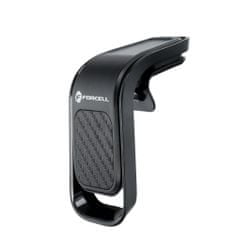 TKG Telefontartó: Forcell BO60 - Univerzális szellőzőrácsra rögzíthető mágneses telefontartó, fekete