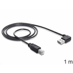 DELOCK 83374 USB 2.0 -A hajlított apa > USB 2.0-B apa kábel 1 m (83374)