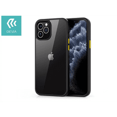 Devia Shark Series Shockproof Case Apple iPhone 12 Pro Max ütésálló hátlaptok fekete átlátszó(ST344121) (ST344121)