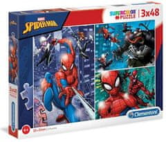 Clementoni Puzzle Supercolor Spider-man / 3 x 48 darab