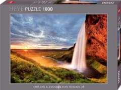 Heye Rejtvény Seljalandsfoss vízesés, Izland 1000 db