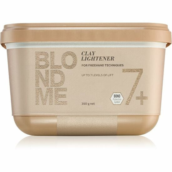 Schwarzkopf Prof. Világosító púder agyagtartalommal BLONDME Bond Enforcing (Premium Clay Lightener) 350 g