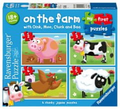 Ravensburger Az első rejtvényem: On the Farm 4in1 (2,3,4,5 db)