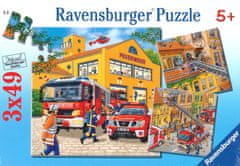 Ravensburger Puzzle Tűzoltók 3x49 darab