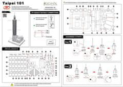 Metal Earth 3D puzzle Taipei 101 (ICONX)