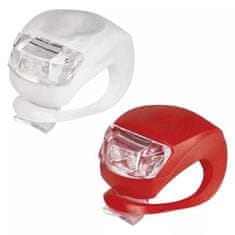 EMOS LED első + hátsó kerékpár lámpa P3921, 2× CR2032, 10 lm