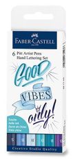 Faber-Castell Faber - Castell Marker Pitt Artist Pen Lettering 6 db