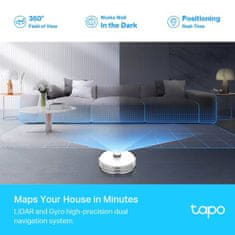 TP-LINK Tapo RV30 Plus robotporszívó felmosóval, aut. ürítés