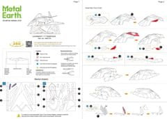Metal Earth 3D fém modell az F-117 Nighthawkról