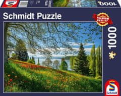 Schmidt Puzzle Virágzó tulipánok Mainau szigetén 1000 darab