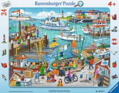 Ravensburger Nap a kikötőben puzzle 24 darab