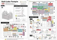 Metal Earth 3D puzzle templom Salt Lake Cityben (ICONX)