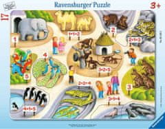 Ravensburger Puzzle Első számolás 5-ig az állatkertben 17 db