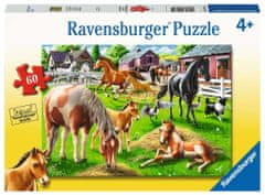 Ravensburger Happy Horses Puzzle 60 darabos puzzle