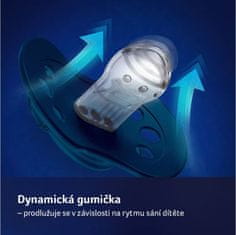 LOVI Szilikon cumizó Dynamic Stardust 3-6m 2 db zöld