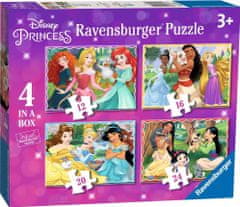 Ravensburger Disney hercegnők puzzle 4in1 (12, 16, 20, 24 darab)