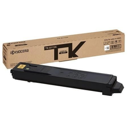 Kyocera TK-8115K fekete toner 12 000 A4 (5%-os lefedettséggel), ECOSYS M8124cidn, M8130cidn készülékhez