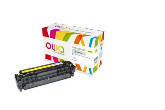 Armor OWA toner kompatibilis a HP CE412A, 2600st, sárga/sárga színnel