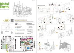 Metal Earth 3D puzzle Freightliner COE teherautó