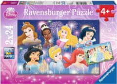 Ravensburger Gyönyörű hercegnők puzzle 2x24 darab