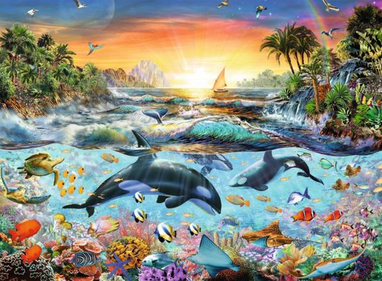 Ravensburger Whale Cove Puzzle XXL 200 darabos puzzle