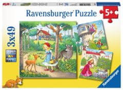 Ravensburger Klasszikus mesepuzzle 3x49 darabos puzzle